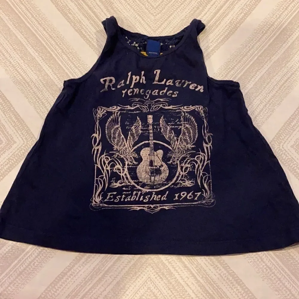 Polo Ralph Lauren Girls Renegades Print Tank Top